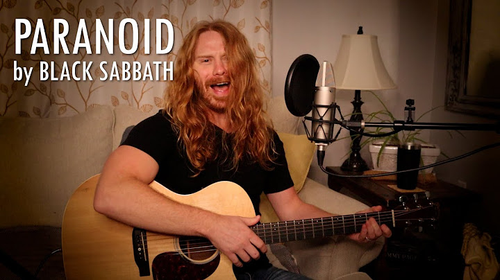 Paranoid Acoustic version - Acoustic performance video thumbnail