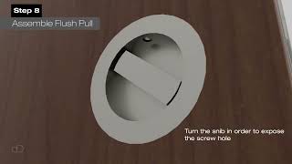 How To Install - Fp51112 Round Flush Pull Privacy Kit Step-By-Step Guide.