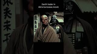 Darth Vader in akira kurosawa movie #midjourney