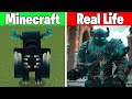 Realistic minecraft  real life vs minecraft  realistic slime water lava 596