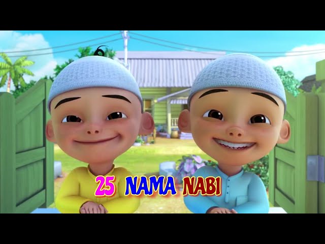 25 NAMA NABI 🎶 lagu upin ipin terbaru class=