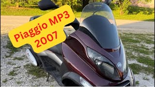 Piaggio MP3 250ccm Review - 3wheel maxi scooter