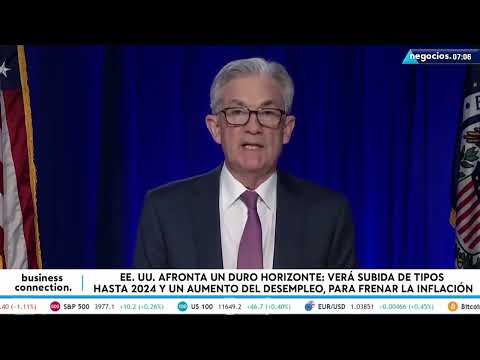 EEUU afronta un duro horizonte: ver&aacute; subidas de tipos hasta 2024 y un aumento del desempleo