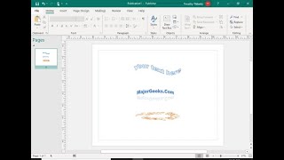 How to Change the Shape of Text in Microsoft Publisher