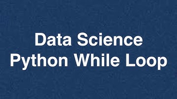12 Data Science Python While Loop | Online Training Download app from below link