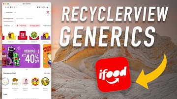 ANDROID: LISTA DE CATEGORIAS COM RECYCLERVIEW E GENERICS - CRIANDO A INTERFACE PRINCIPAL DO iFOOD #5