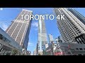 Driving Downtown VR 360 - Toronto Shopping 4K - Canada