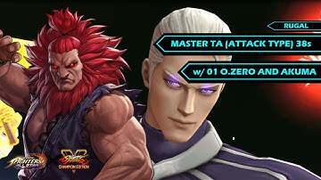 KOFAS Rugal Master Time Attack Attack Type [01 Original Zero and SFV Akuma 38s Solo]