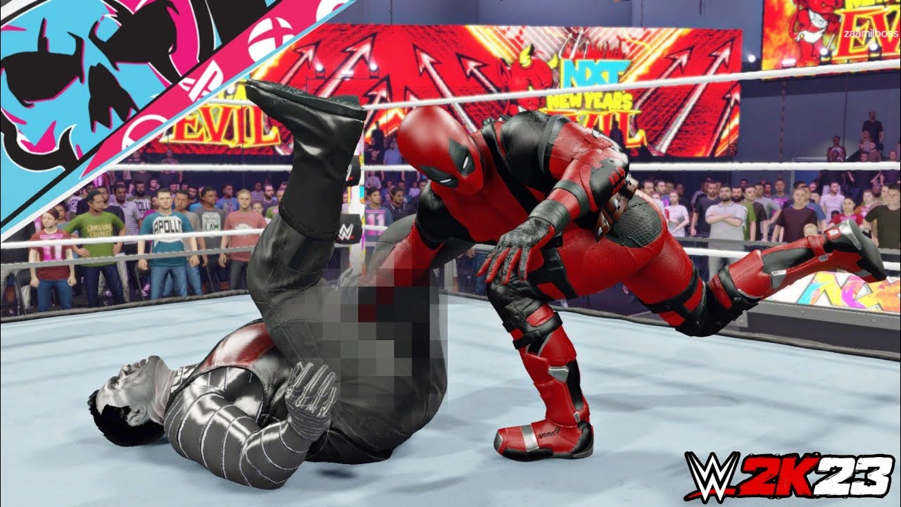 ПОЛНЫЙ МАТЧ — Дэдпул против Колосса — NXT Extreme Rules Match (Marvel) Геймплей WWE 2K23