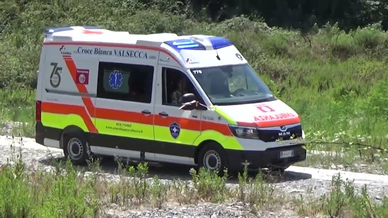 Corteo Inaugurale nuova Ambulanza P.A. Croce Bianca Valsecca (GE)