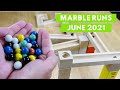 Marble ASMR | Marble Run RACE ASMR Compilation June 2021