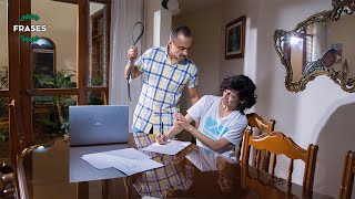 Father treats his son harshly