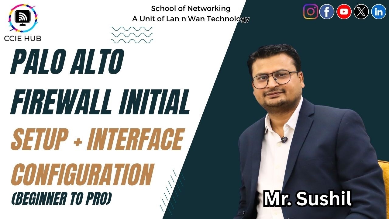 Palo Alto Firewall Initial Setup & Interface Configuration | Beginner ...