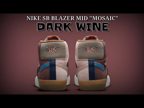 nike sb zoom blazer mid premium mosaic brown