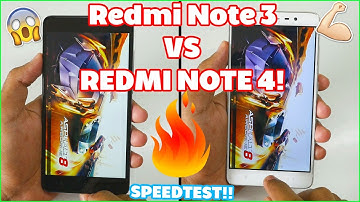 🔥Redmi Note 4 vs Redmi Note 3! Speed Test comparison &  Multitasking Test!