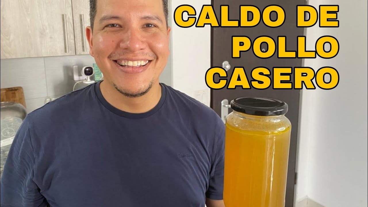 CÓMO HACER UN CALDO DE POLLO RIQUÍSIMO SABORES AL HORNO YouTube