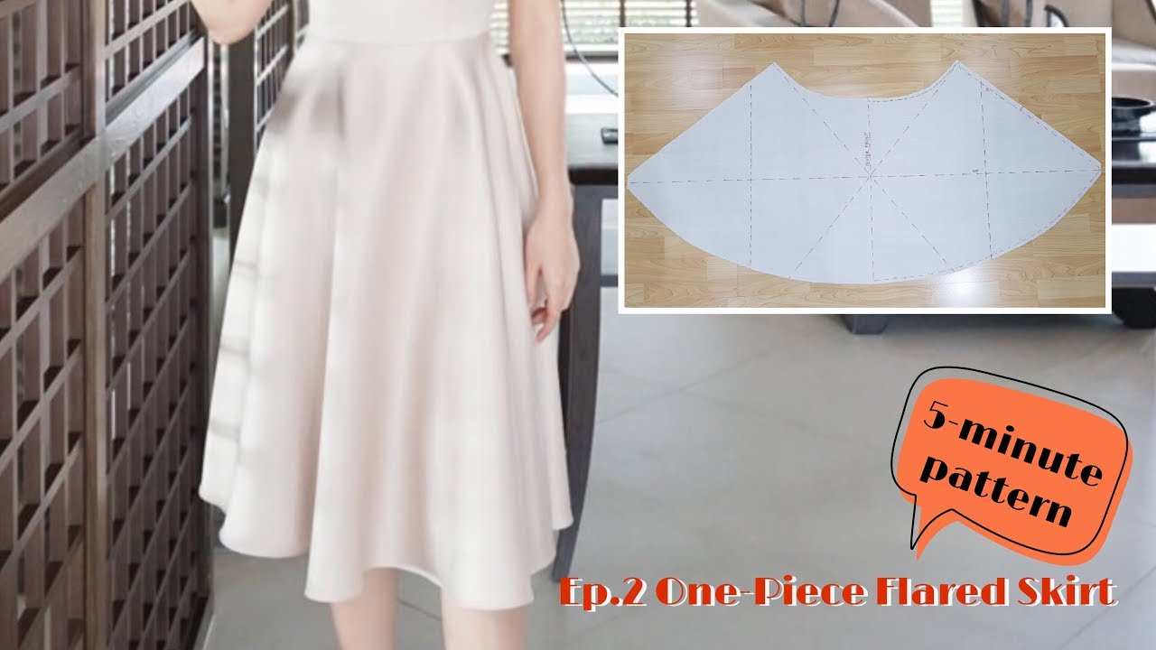 5-Minute Pattern | draping techniques for beginners | EP.02 One-Piece ...