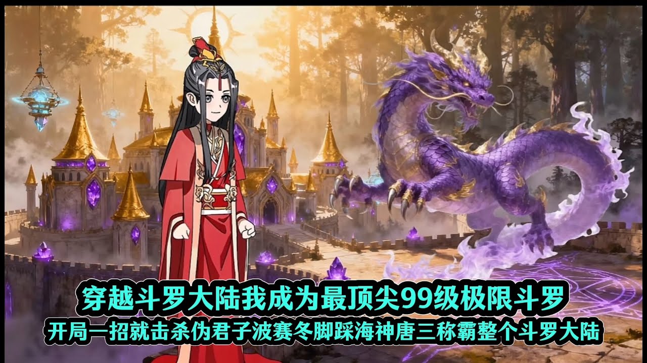 穿越斗罗大陆我成为最顶尖99级极限斗罗，开局一招就击杀伪君子波赛冬脚踩海神唐三称霸整个斗罗大陆