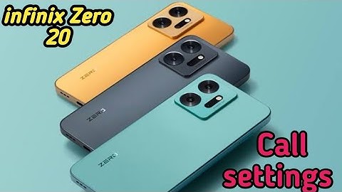 Call Setting In Infinix Zero 20, Smart Call Future In Infinix Zero 20, Smart Call Setting