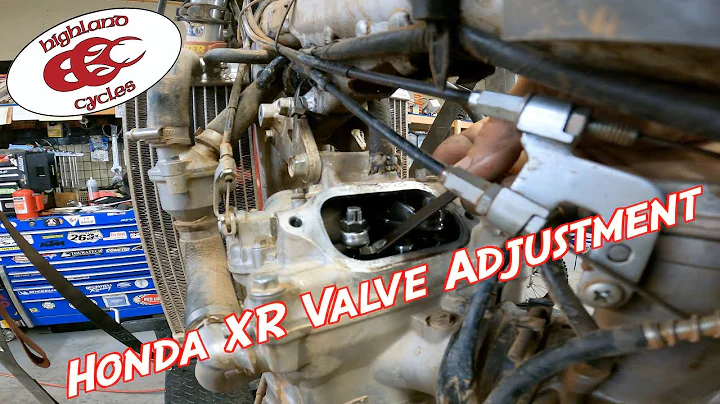 XR650R Valve Adjustment
