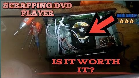 SCRAPPING DVD PLAYER- FOR PRECIOUS METALS