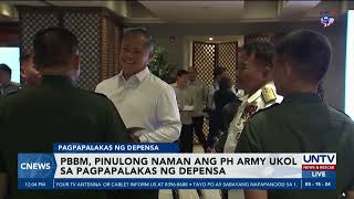 Pang. Marcos Jr., pinulong ang PH Army officials kaugnay ng pagpapalakas ng depensa