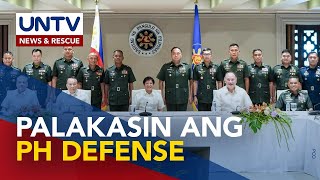 Pang. Marcos Jr., Pinulong Ang Ph Army Officials Kaugnay Ng Pagpapalakas Ng Depensa