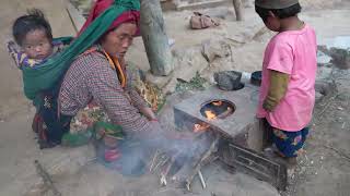 Cooking food by using new Chulo || Happy family || Videos Ep 103