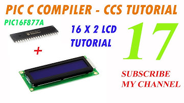 How to interface 16X2 LCD with PIC16F877A using PIC C Compiler in Hindi/Urdu Microcontroller King