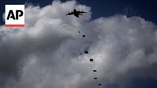 Allied paratroopers recreate historic DDay jump to mark 80th anniversary