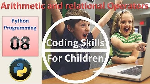 Arithmetic and relational operators in Urdu-Hindi lecture 8 by coding skills for children