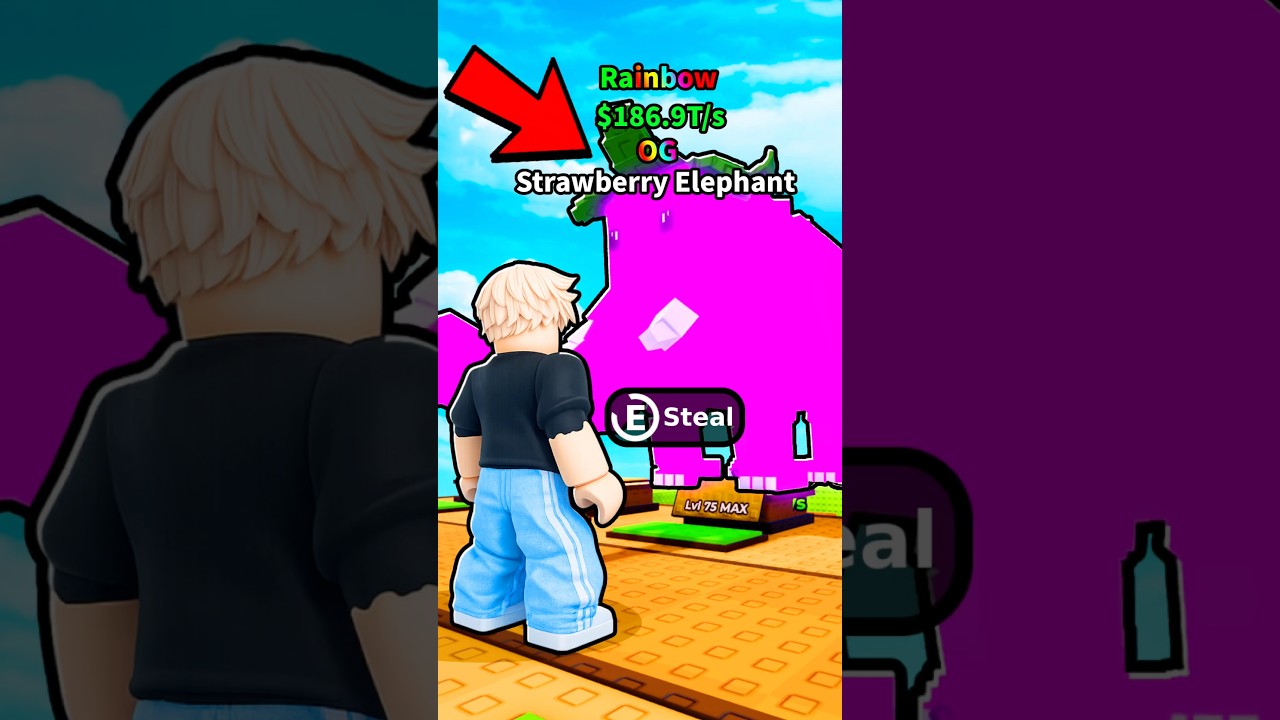 I STOLE The RAREST STRAWBERRY ELEPHANT BRAINROT… 😱