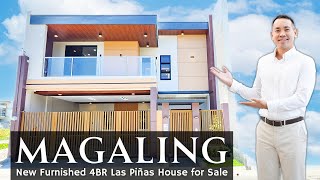 House Tour LP15 • Explore a MOVE IN Ready NEW Furnished Home! • Las Pinas 4BR House & Lot for Sale