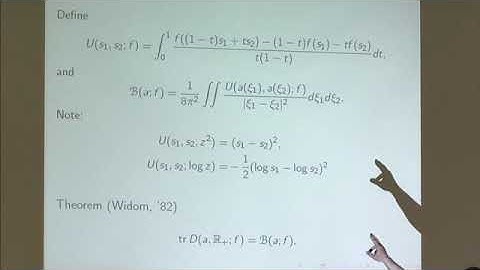 Prof. Alexander Sobolev | On non-smooth functions of Wiener-Hopf operators