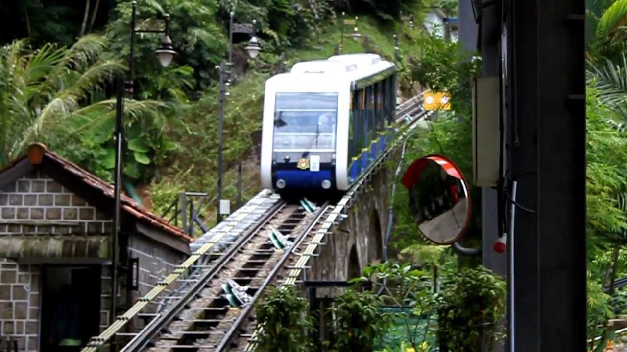 [PHC] Penang Hill Funicular Railway Garaventa-CWA Tram (Departing Lower
