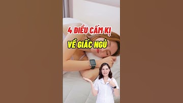 4 Điều Cấm Kỵ Về Giấc Ngủ #dsdaiminh #health #shorts