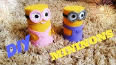 How to Make Adorable DIY Minions Craft Ideas - Cardboard Tube Minions