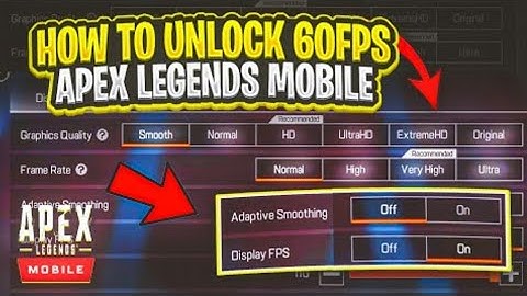 APEX LEGENDS MOBAIL LAG FIX | UNLOCK 60 FPS NO LAG ISSU LOW END DEVISE 😇
