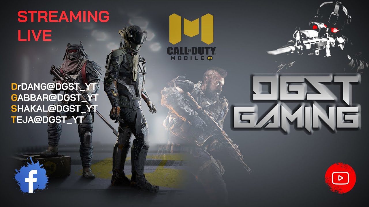 CALL OF DUTY MOBILE - LIVE STREAM - INDIA @ DGST GAMING - 