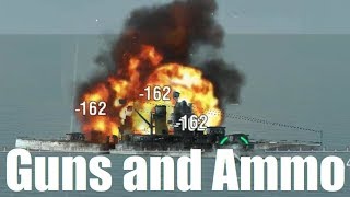 World of Warships Blitz - Guns and Ammo Types