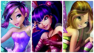 Winx Club 5x18 Tecna Flora Musa Trio Sirenix (3D) with a Sequence! The Devourer