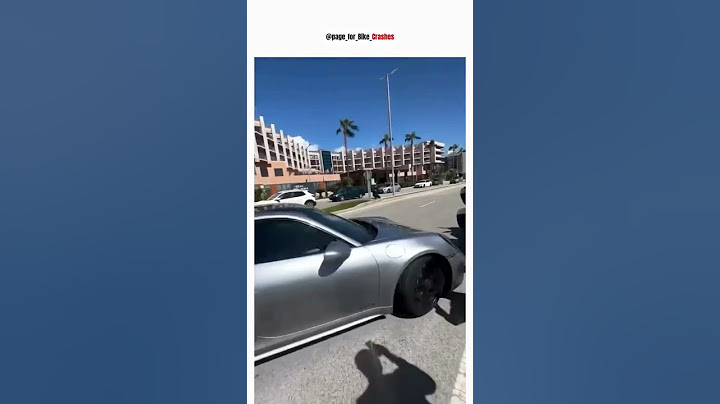 Porsche hits Motorcycle || #porsche #motorcycle #crash