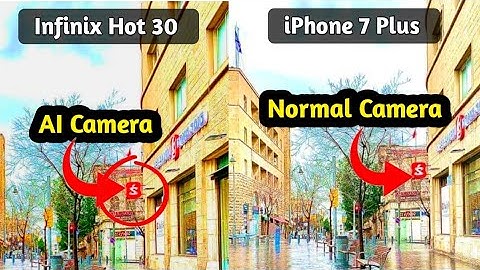 Infinix Hot 30 camera test vs iPhone 7 plus camera test
