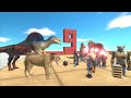 Dinosaurs or Prehistoric Mammals - 9 Levels of Mutant Primates - Animal Revolt Battle Simulator