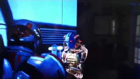 Woman stuck in wall (mass effect 2)