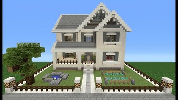 Minecraft Tutorial: How To Make A Suburban House - 10