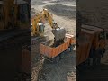 Heavy Excavator Loading Dump Trucks #Excavator #Construction #Excavation