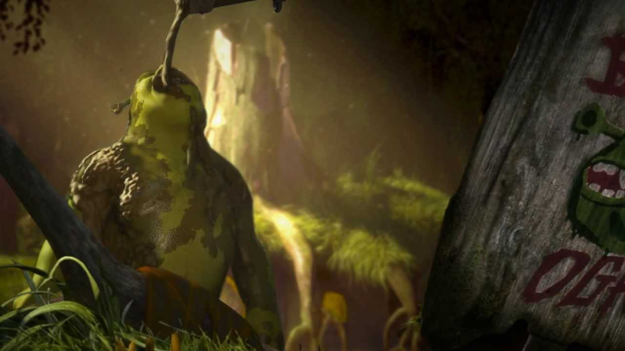 Shrek (2001) Blu Ray Menu - YouTube.