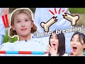 TWICE breaking their backs for a game of limbo for 6 minutes straight thumbnail
