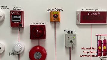 Testing of AS FSP1005 Gas Control System manual start&stop button